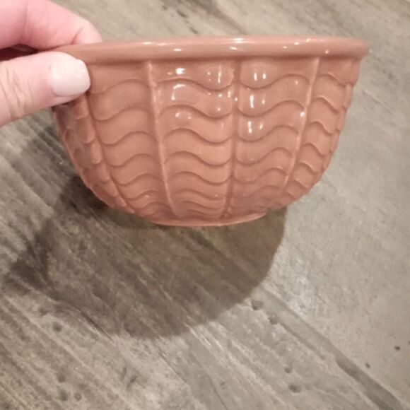 Robinson Ransbottom Pottery Early 1900's 6 1/4" vintage brown decorative bowl - Picture 1 of 5